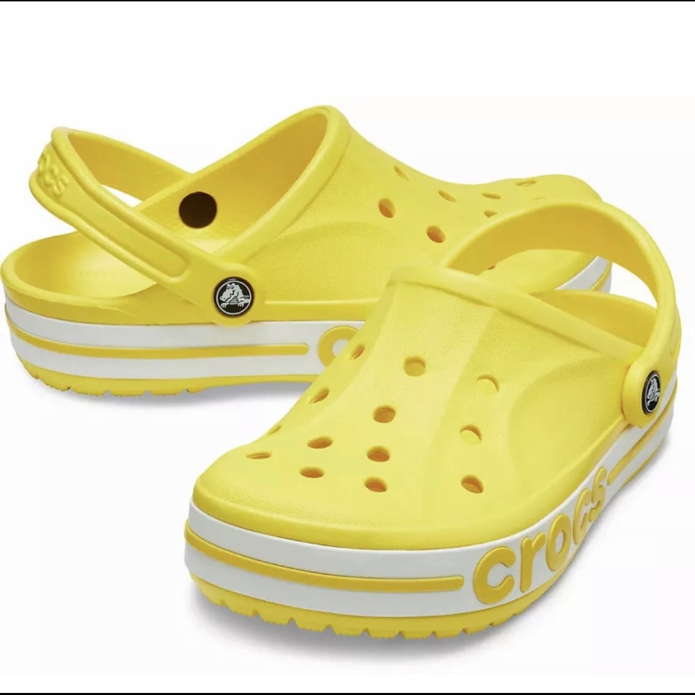 Crocs Bayaband Clog 205089-7B0 Yellow Men's 12 New